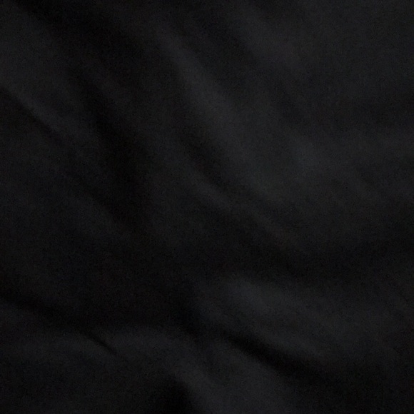 INC black pants with pleather trim along the front pockets and back waist - Picture 4 of 5